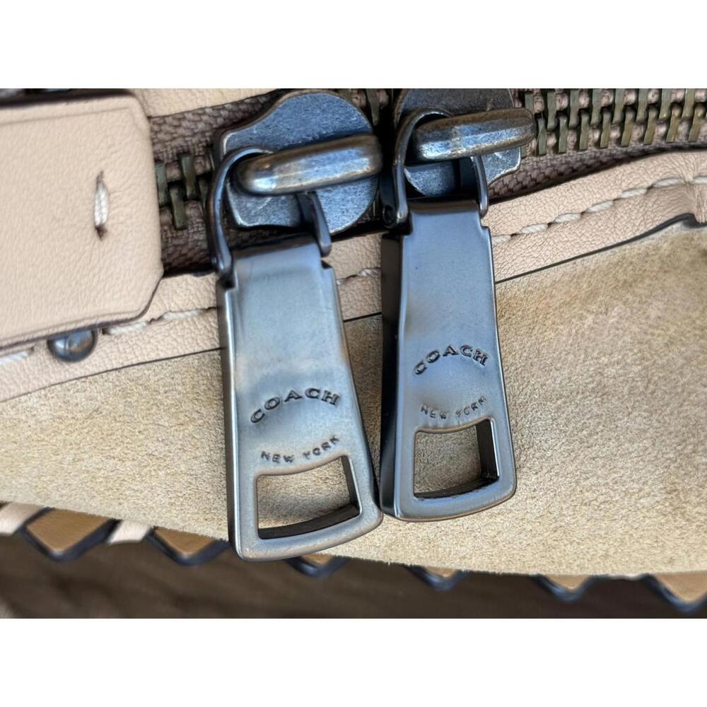 Coach Dreamer Rogue Colorblock Whipstitch Suede Calf Leather - Picture 15 of 15